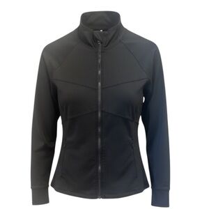 Fabletics Michaela Peplum Jacket in Black size Large